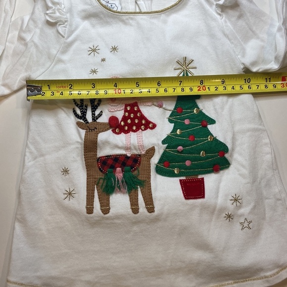 Mud Pie Holiday Mouse Christmas Tree Long Sleeve 2T - Picture 7 of 9